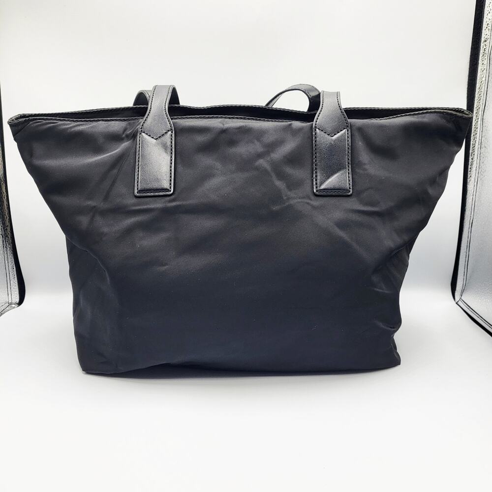 Marc Jacobs Wingman Black Nylon Dual Handle Large Tote Shoulder Bag Classic